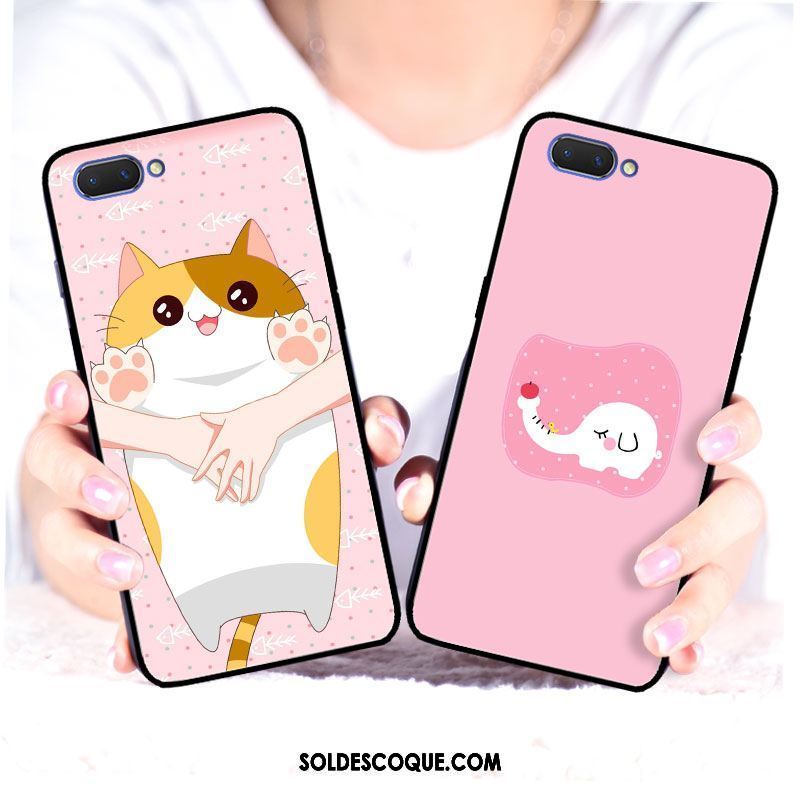 Coque Oppo A3s Miroir Protection Personnalité Mignonne Incassable Pas Cher