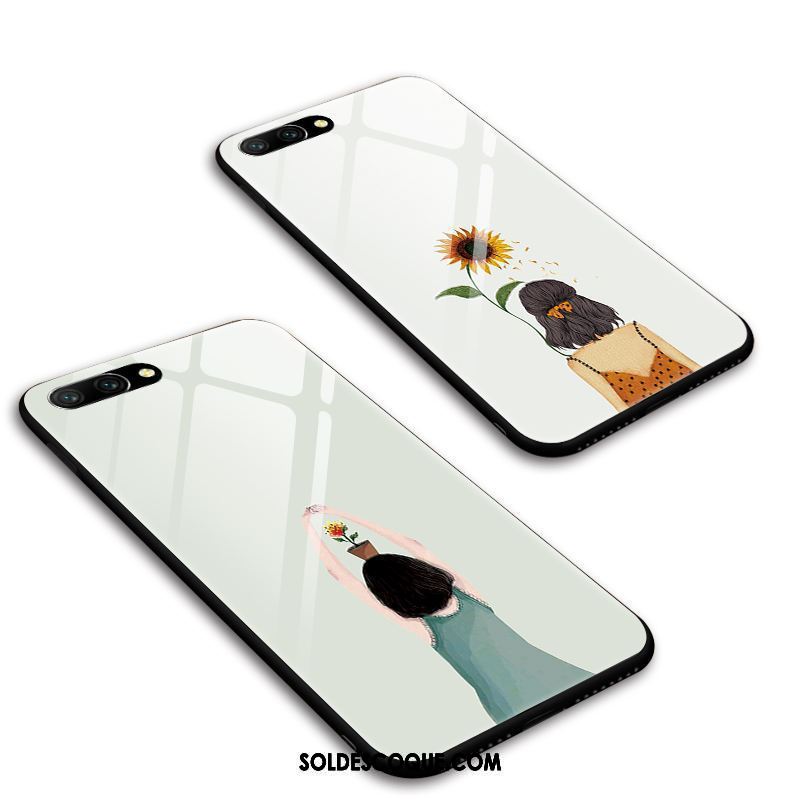 Coque Oppo A3s Silicone Créatif Verre Petit Étui Pas Cher