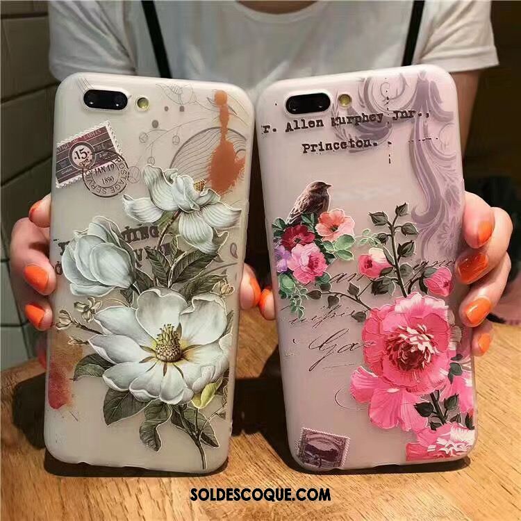 Coque Oppo A3s Tendance Tout Compris Fluide Doux Téléphone Portable Gaufrage Housse Soldes