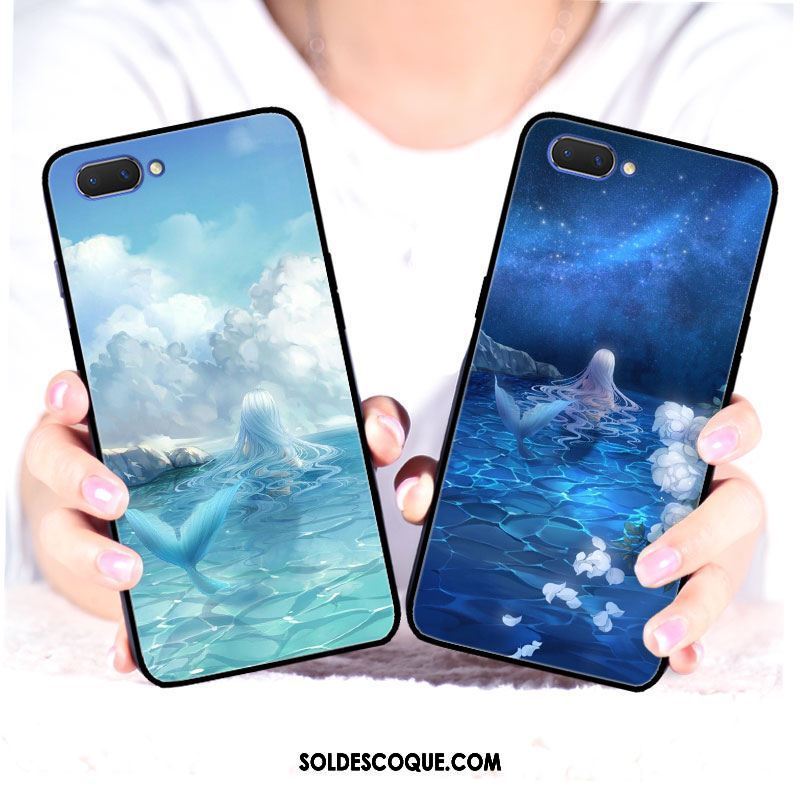 Coque Oppo A3s Téléphone Portable Dessin Animé Incassable Verre Protection Housse Pas Cher