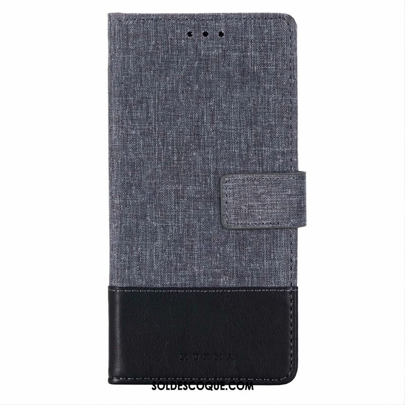 Coque Oppo A5 2020 Clamshell Carte Toile Étui En Cuir Téléphone Portable Pas Cher