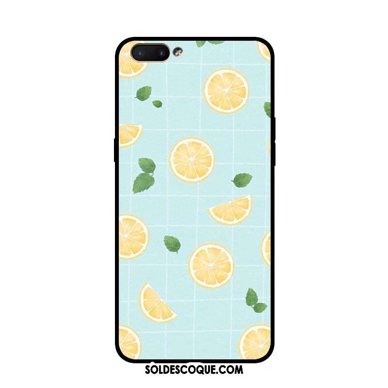 Coque Oppo A5 Incassable Téléphone Portable Fluide Doux Banane Citron Housse Soldes