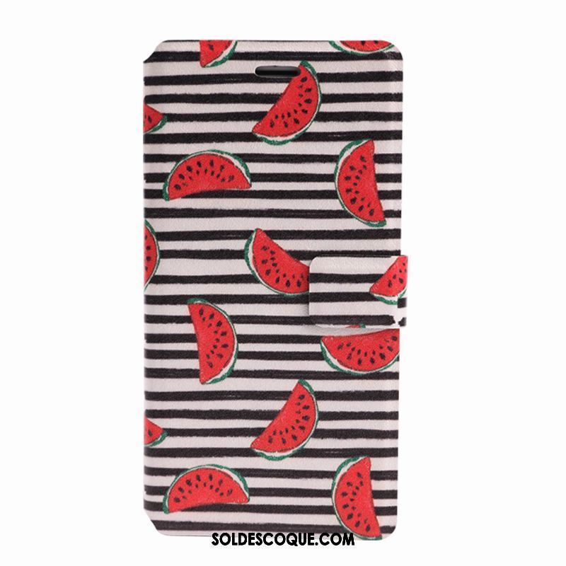 Coque Oppo A5 Protection Incassable Téléphone Portable Étui En Cuir Rouge Pas Cher