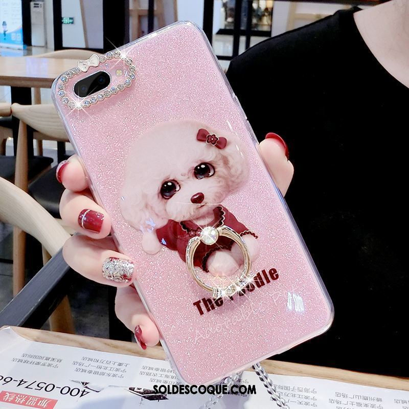 Coque Oppo A5 Tout Compris Rose Silicone Fluide Doux Incassable Soldes