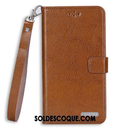 Coque Oppo A5 Étui En Cuir Clamshell Personnalité Tout Compris Téléphone Portable Pas Cher