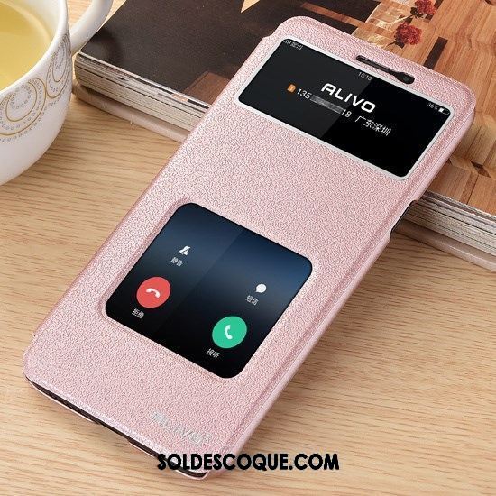 Coque Oppo A73 Rose Ouvrir La Fenêtre Téléphone Portable Protection Étui Soldes