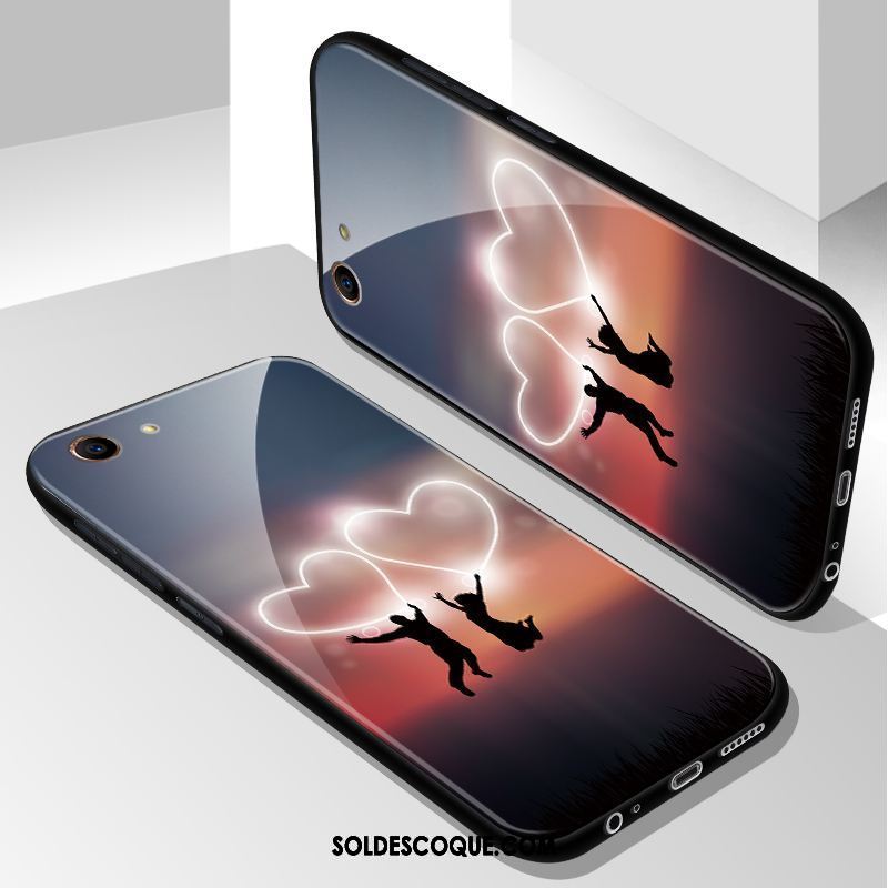 Coque Oppo A83 Dessin Animé Créatif Tendance Noir Personnalité Soldes