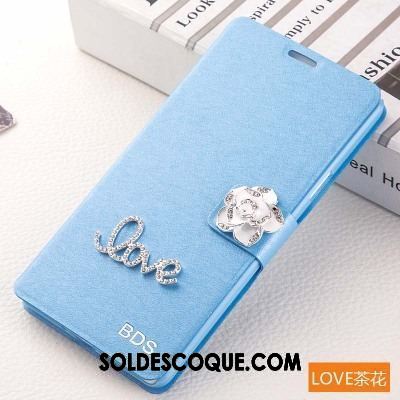 Coque Oppo A83 Incassable Téléphone Portable Bleu Protection Étui En Cuir Pas Cher