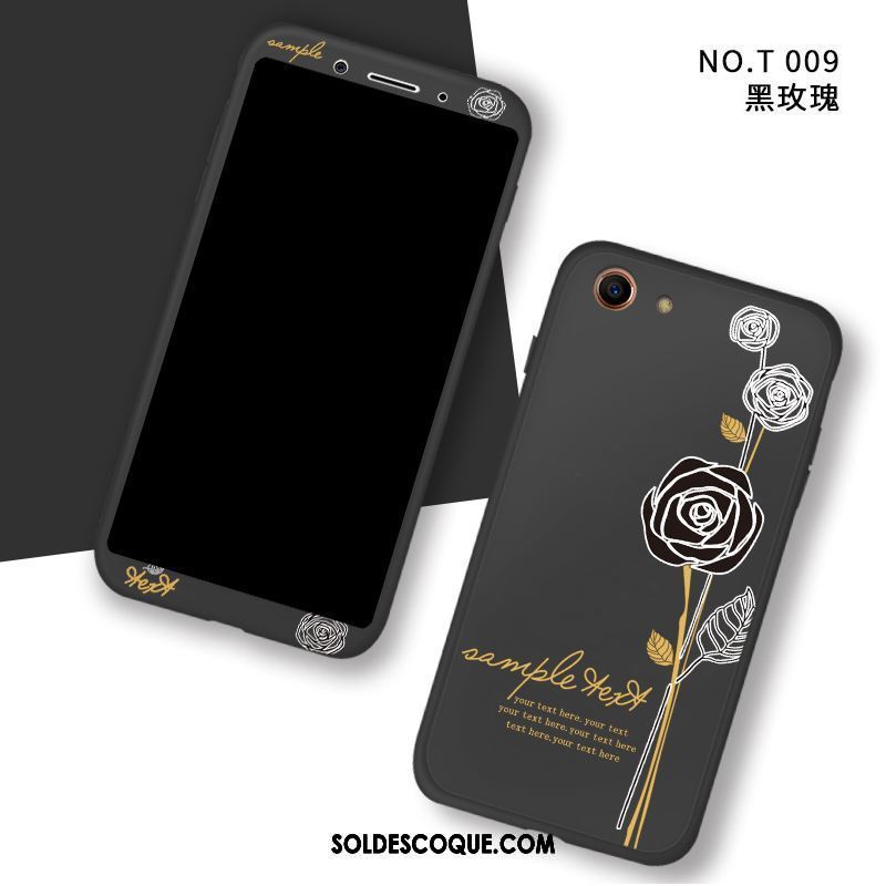 Coque Oppo A83 Noir Téléphone Portable Fluide Doux Étui Incassable En Ligne