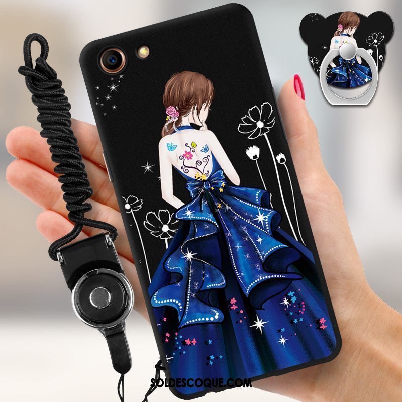 Coque Oppo A83 Personnalité Noir Charmant Dessin Animé Créatif En Vente