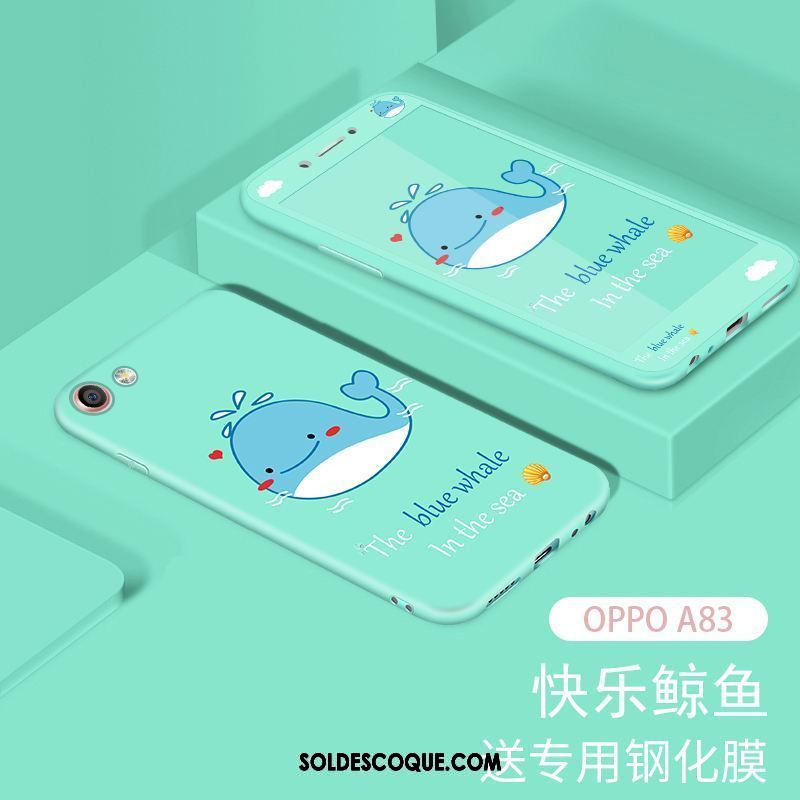 Coque Oppo A83 Téléphone Portable Tendance Étui Membrane Gaufrage En Ligne