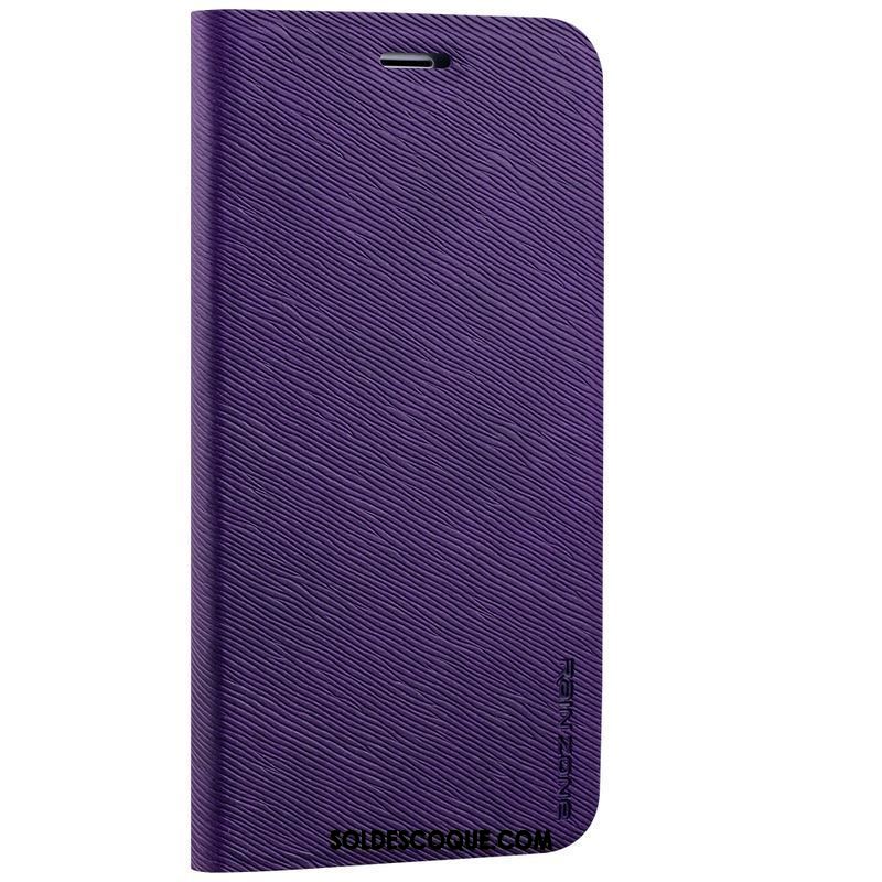 Coque Oppo A83 Violet Téléphone Portable Tendance Étui En Cuir Soldes