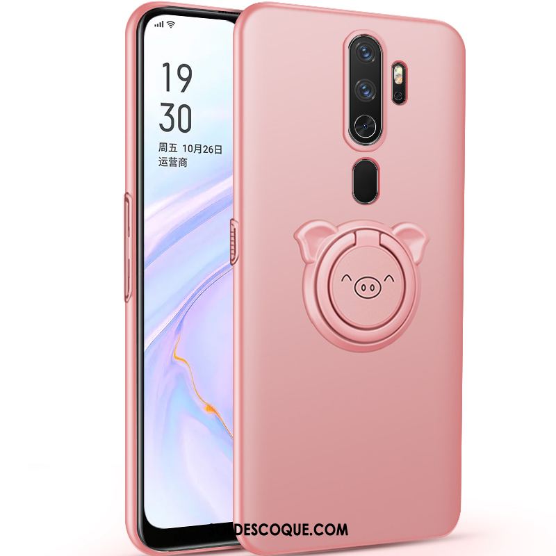 Coque Oppo A9 2020 Magnétisme Étui Or Rose Rouge Très Mince Housse Soldes