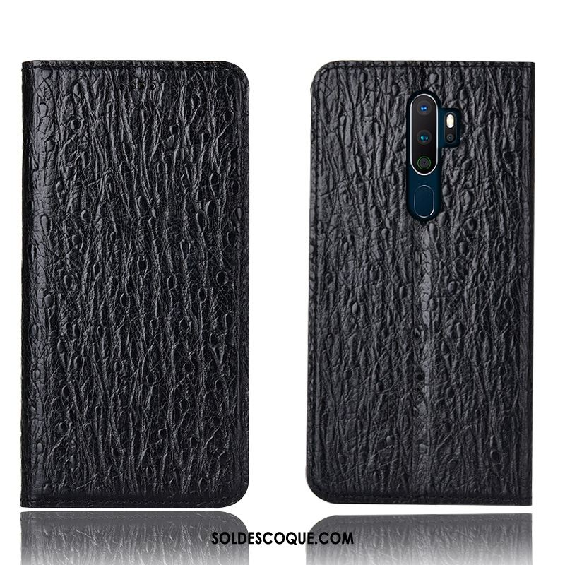 Coque Oppo A9 2020 Tout Compris Incassable Noir Étui Oiseau Pas Cher