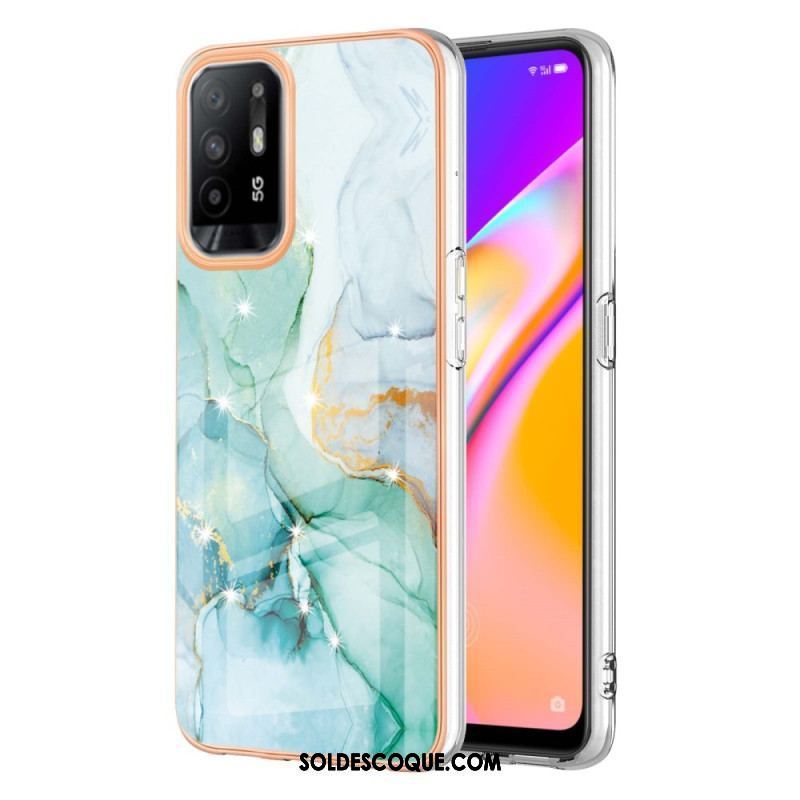 Coque Oppo A94 5G Marbre