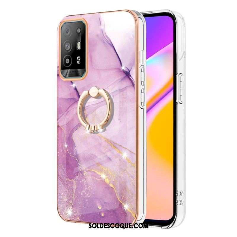 Coque Oppo A94 5G Marbre avec Anneau