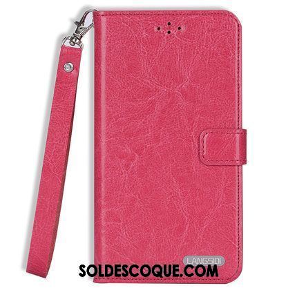 Coque Oppo Ax5 Rouge Clamshell Incassable Tout Compris Carte Housse France