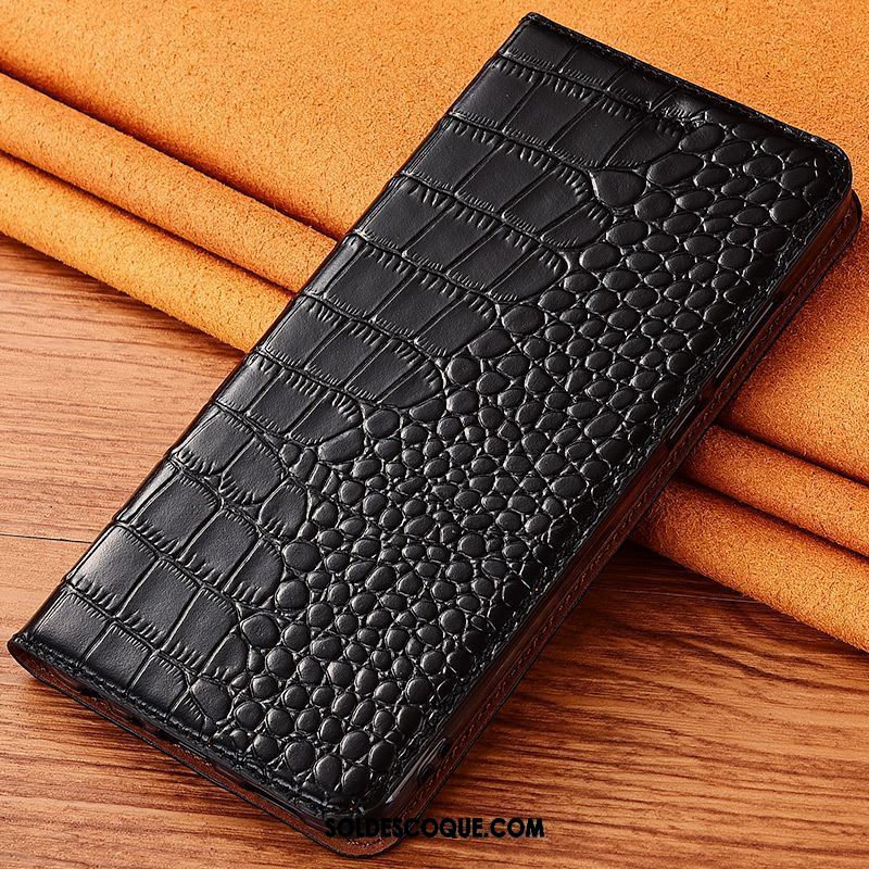 Coque Oppo Ax5 Silicone Noir Tout Compris Crocodile Clamshell En Vente