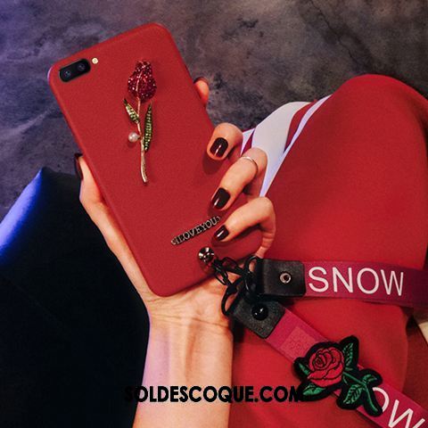 Coque Oppo Ax5 Silicone Étui Ornements Suspendus Rose Fluide Doux France