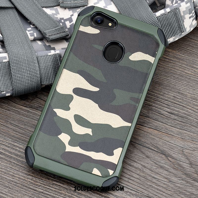 Coque Oppo F5 Youth Camouflage Silicone Personnalité Marque De Tendance Vert Pas Cher