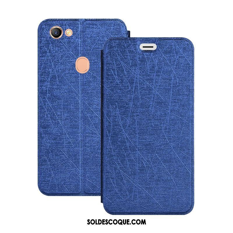 Coque Oppo F7 Protection Téléphone Portable Silicone Tout Compris Bleu Pas Cher