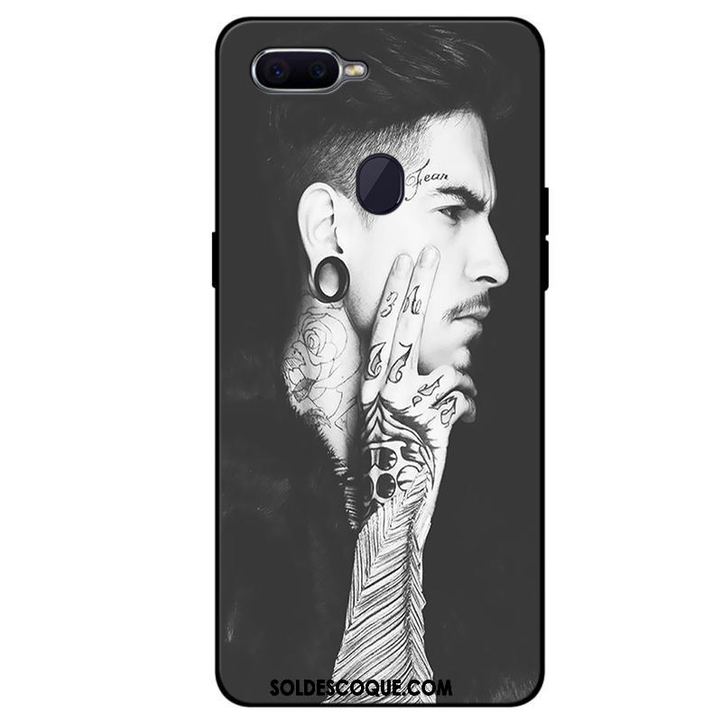 Coque Oppo F9 Noir Tout Compris Silicone Téléphone Portable Protection Pas Cher