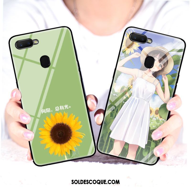 Coque Oppo F9 Silicone Créatif Étui Incassable Tournesol En Ligne