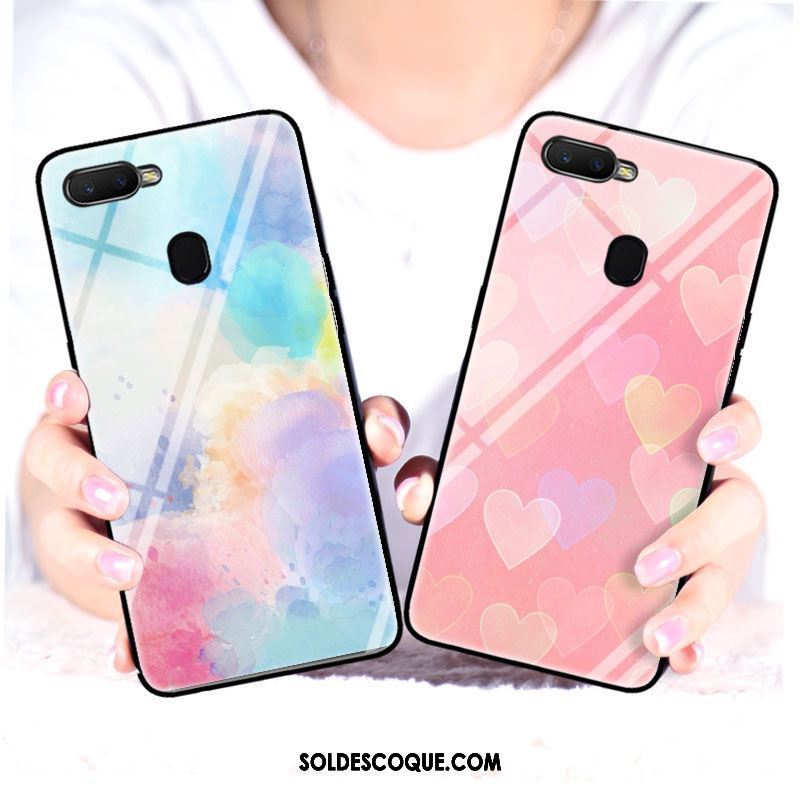 Coque Oppo F9 Starry Personnalité Amour Camouflage Créatif Couleur En Vente