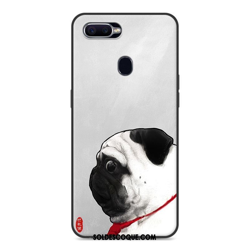 Coque Oppo F9 Tout Compris Fluide Doux Étui Dessin Animé Gris En Vente