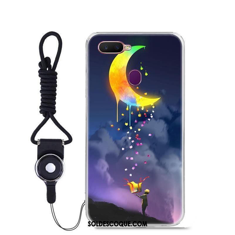 Coque Oppo F9 Tout Compris Peinture Protection Multicolore Dessin Animé Housse En Ligne