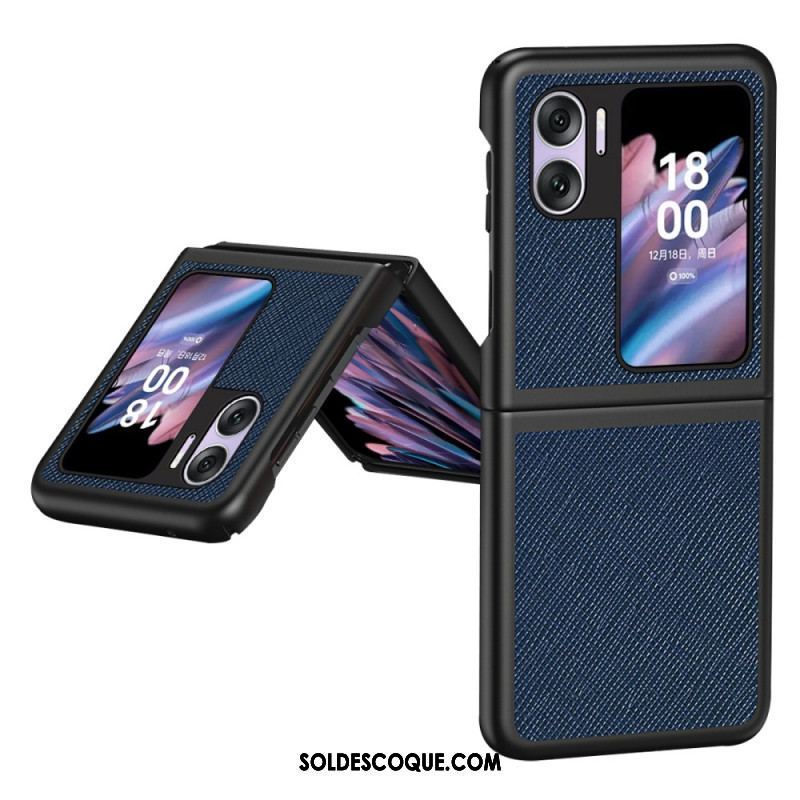 Coque Oppo Find N2 Flip Style Cuir Texturé