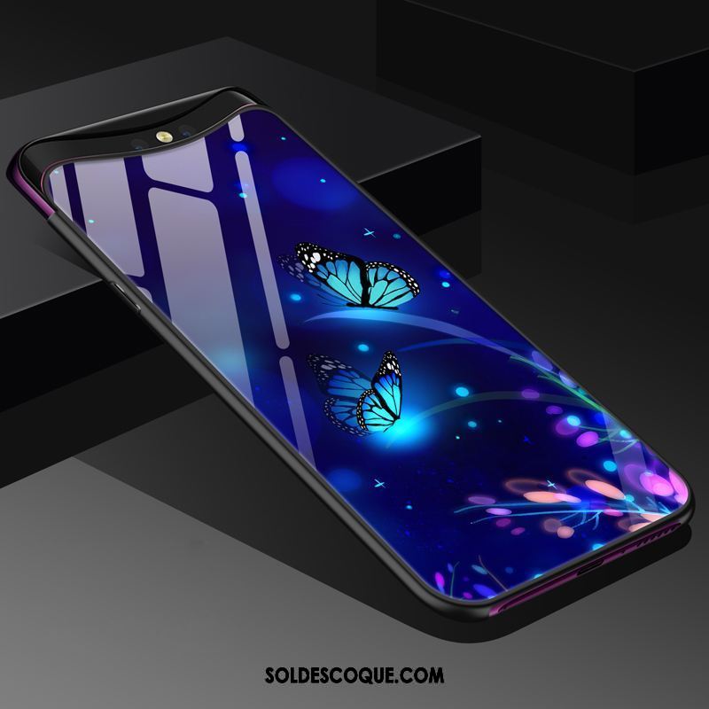 Coque Oppo Find X Verre Fluide Doux Étui Silicone Protection En Vente