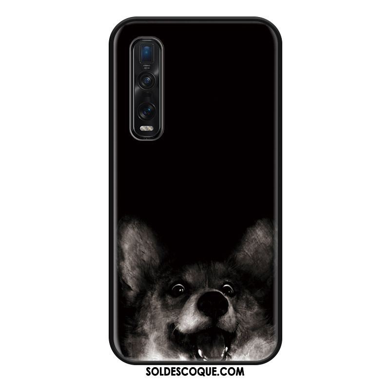 Coque Oppo Find X2 Pro Ornements Suspendus Charmant Cuir Courte Étui En Ligne