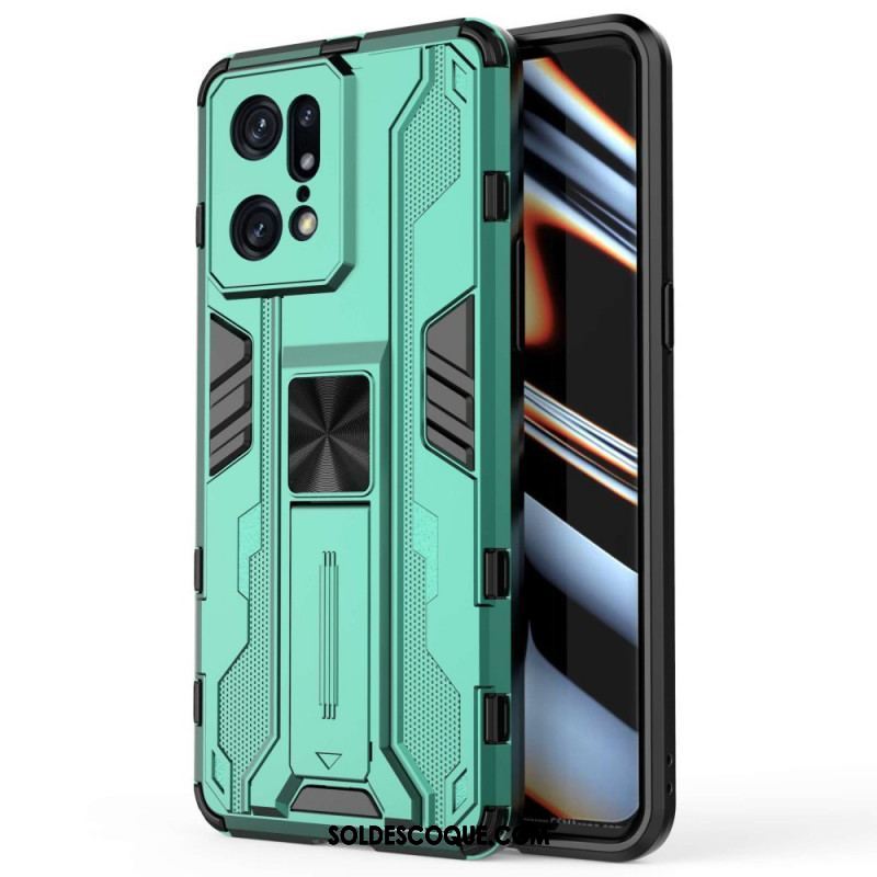 Coque Oppo Find X5 Pro Support Amovible Vertical et Horizontal