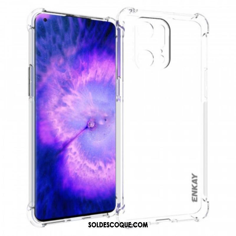 Coque Oppo Find X5 Pro Transparente ENKAY