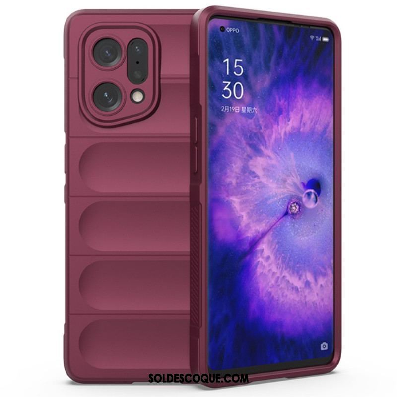 Coque Oppo Find X5 Silicone Contemporaine