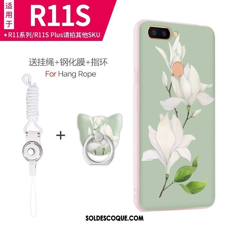 Coque Oppo R11s Délavé En Daim Téléphone Portable Silicone Tout Compris Très Mince En Vente