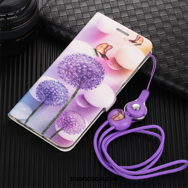 Coque Oppo R11s Fluide Doux Étui En Cuir Charmant Téléphone Portable Violet France
