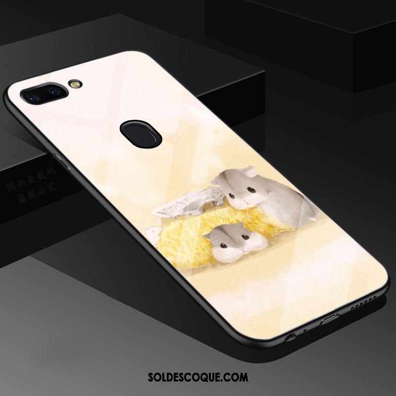 Coque Oppo R15 Mignonne Petit Protection Rat Créatif Pas Cher