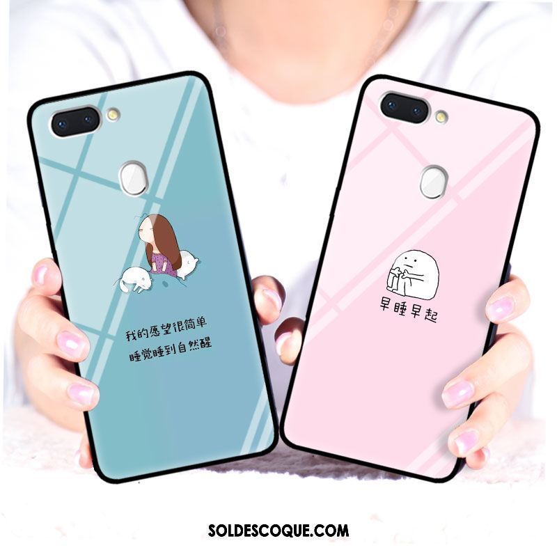 Coque Oppo R15 Pro Drôle Vert Couvercle Arrière Charmant Dessin Animé En Vente