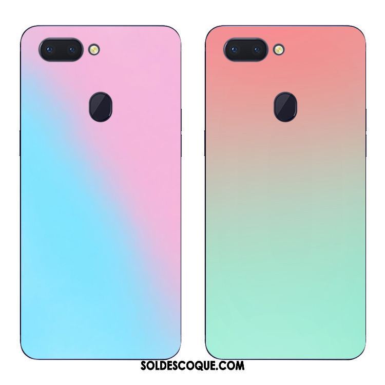 Coque Oppo R15 Pro Personnalité Simple Dégradé Fluide Doux Étui Soldes