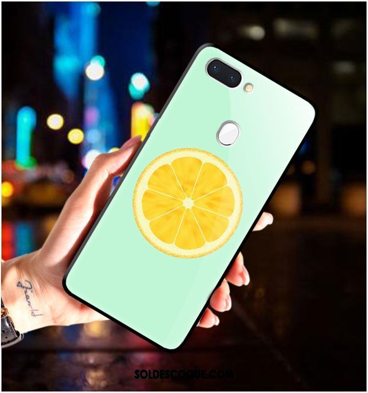 Coque Oppo R15 Pro Vert Créatif Fruit Simple Étoile En Vente