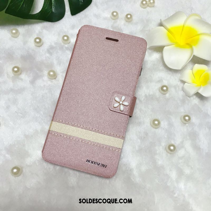 Coque Oppo R15 Pro Étui En Cuir Clamshell Fluide Doux Téléphone Portable Rose En Vente