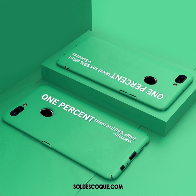 Coque Oppo R15 Pro Étui Simple Délavé En Daim Vert Tendance France