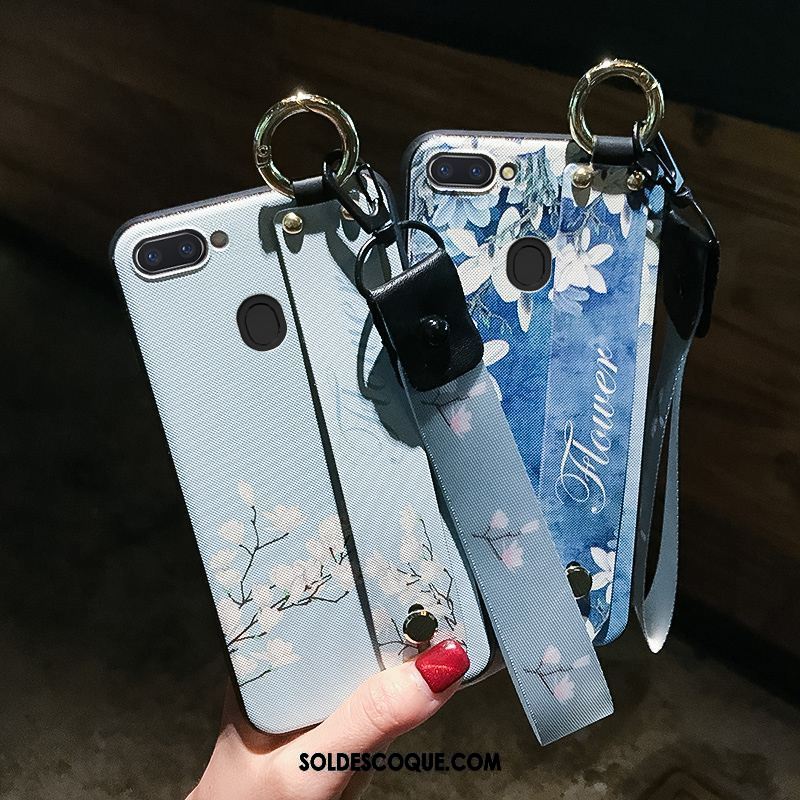 Coque Oppo R15 Étui Tout Compris Bleu Téléphone Portable Fluide Doux Pas Cher