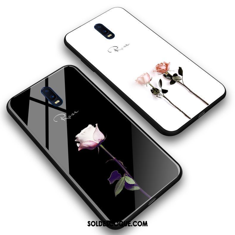 Coque Oppo R17 Incassable Fleurs Frais Simple Art En Ligne