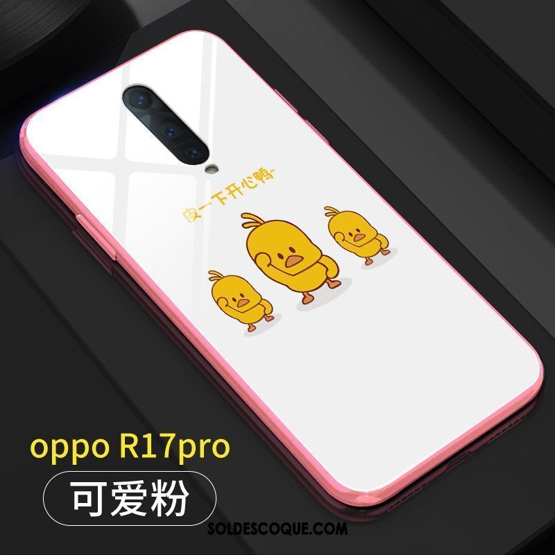 Coque Oppo R17 Pro Miroir Marque De Tendance Drôle Verre Canard Soldes