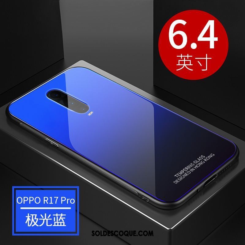 Coque Oppo R17 Pro Protection Créatif Verre Trempé Étui Personnalité France