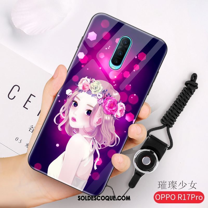 Coque Oppo R17 Pro Violet Tout Compris Fluide Doux Personnalité Nouveau Housse France