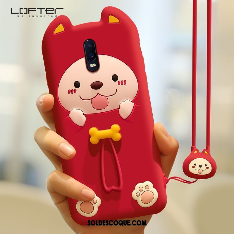 Coque Oppo R17 Tout Compris Rouge Téléphone Portable Ornements Suspendus Silicone France